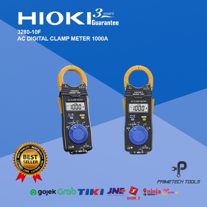 DISKON SPESIAL HIOKI 3280-10F DIGITAL CLAMP METER - TANG AMPER DIGITAL 1000 A JAPAN TERBARU