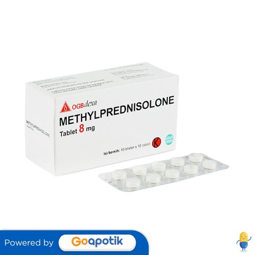 METHYLPREDNISOLONE 8 MG OGB DEXA MEDICA BOX 100 TABLET