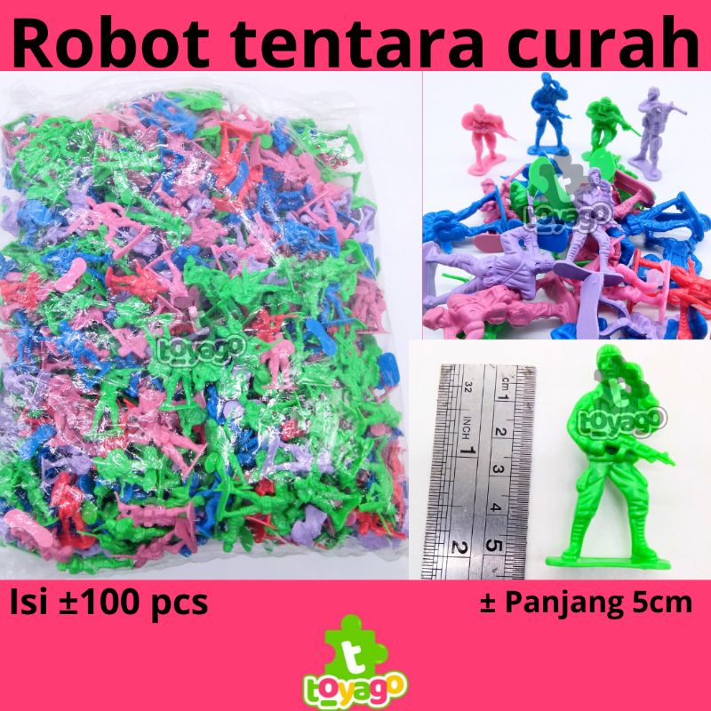 Mainan Patung Tentara/Tentara mini isi 100 Pcs Grosir Murah (tentara ball toyago toys)