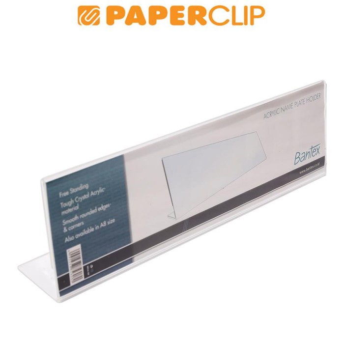 

Bestseller Acrylic Holder / Akrilik Name Plate Bantex 8856
