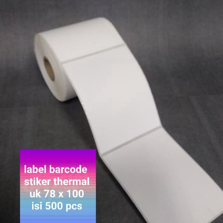 

☊Produk Keren WLQSC LABEL BARCODE THERMAL 78X100 MM / 78X100MM / 80 x 100 mm / 4" x 3" CORE 1 INCH R75 Ready Stock