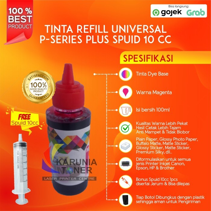 TINTA for use on L455 L385 100ML MAGENTA Berkualitas