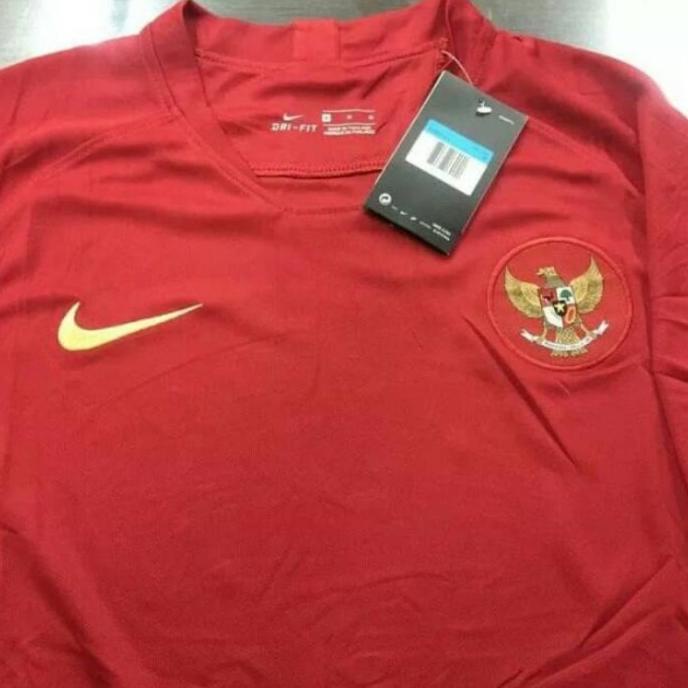 Jersey Kaos Baju Bola Timnas Indonesia Merah Original