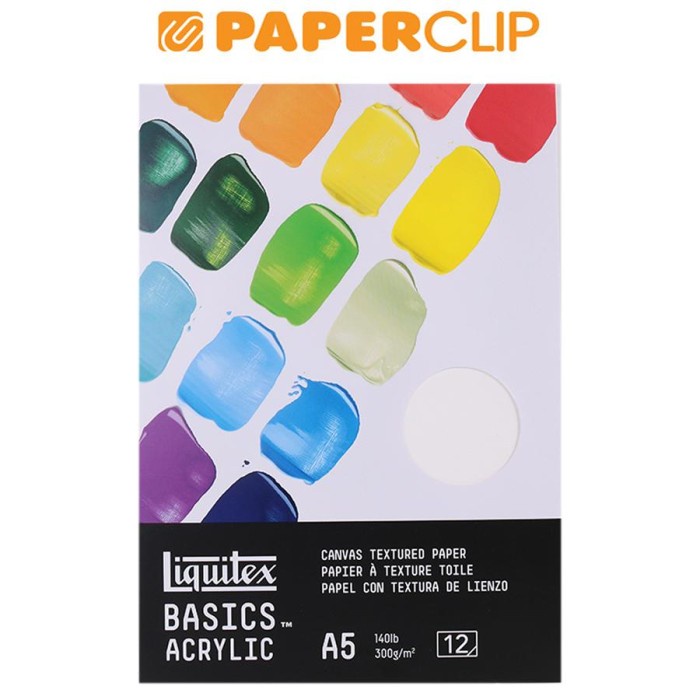 

Terlaris Buku Gambar Acrylic Pad Liquitex A5 300Gsm 12S 4602003