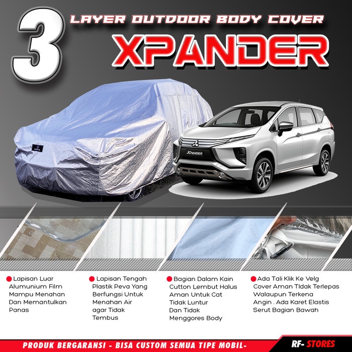 Outdoor Cover Mobil Xpander Sarung Mobil Xpander Cross Anti Luntur