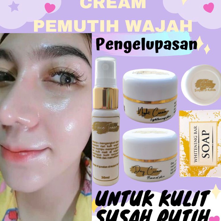 HRR-78 CREAM PEMUTIH WAJAH [PAKET PENGELUPASAN & PAKET NON PENGELUPASAN]CREAM PEMUTIH WAJAH/PEMUTIH 