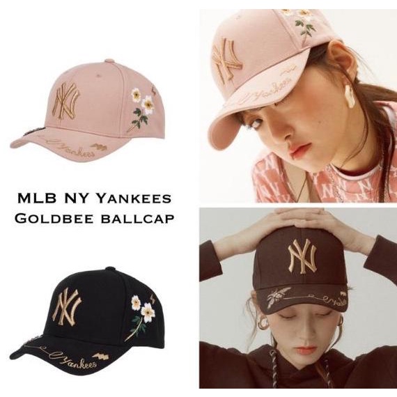 100% ORIGINAL KOREA MLB NY Yankees Goldbee Ball Cap Topi Yankees Impor