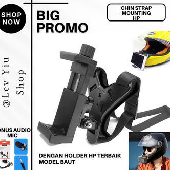 Chin Mounting Strap Helmet Holder Hp Smartphone Action Camera Mounting