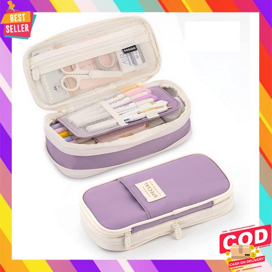 

Tempat Pensil Anak Perempuan Disgrip Aesthetic Korean Style Pencil Cas Angoo Kawaii Pencil Cases Lar