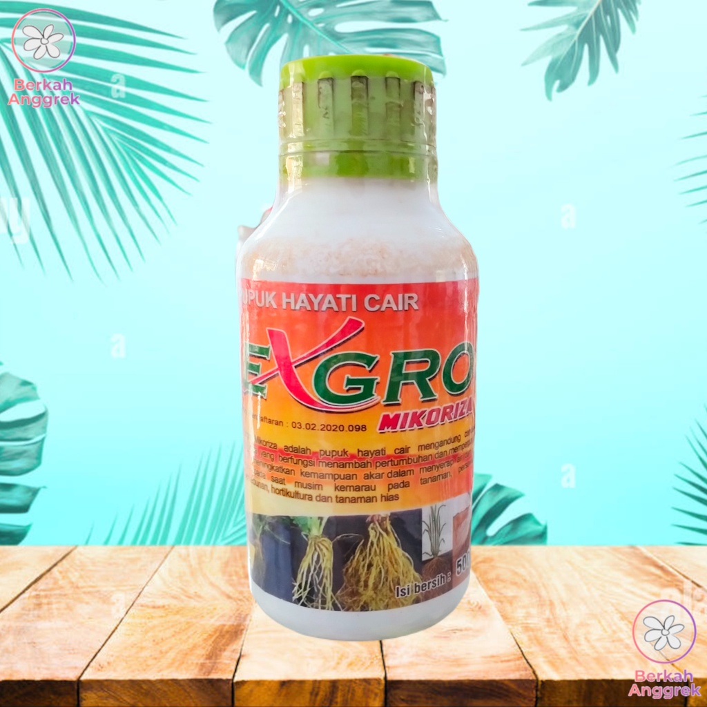 Exgro 1 LIter Pupuk Mikoriza Cair Plus Tricoderma