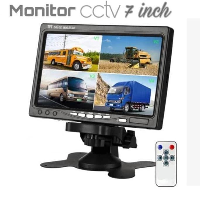 Monitor CCTV TFT LCD 7 Inch Car TV Video System