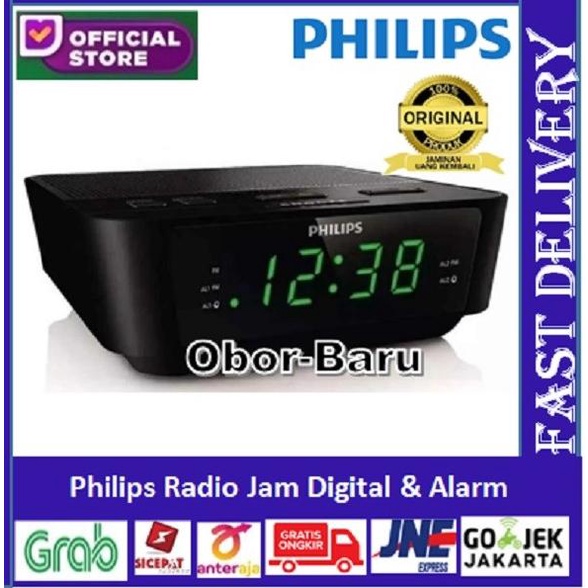 Philips RADIO Jam Digital ALARM AJ3116 - ORIGINAL Philips