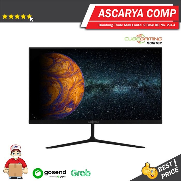 Terlaris Monitor Cube Gaming 21.45" Cg22B0W Fhd Frameless - Response Time 5Ms