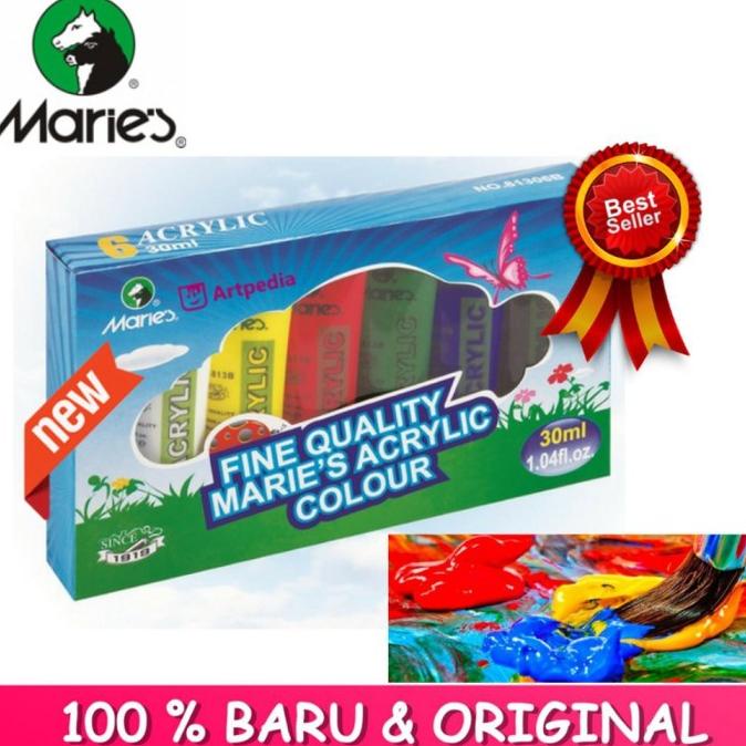 

Maries Acrylic Colour Set Type 81306B 6 Colours