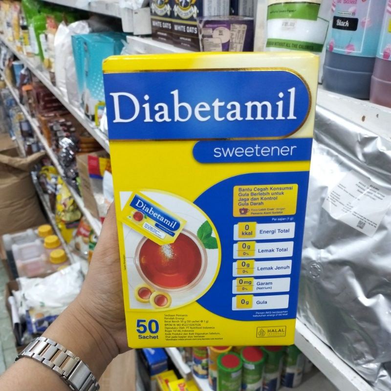 

diabetamil gula isi 50sachet