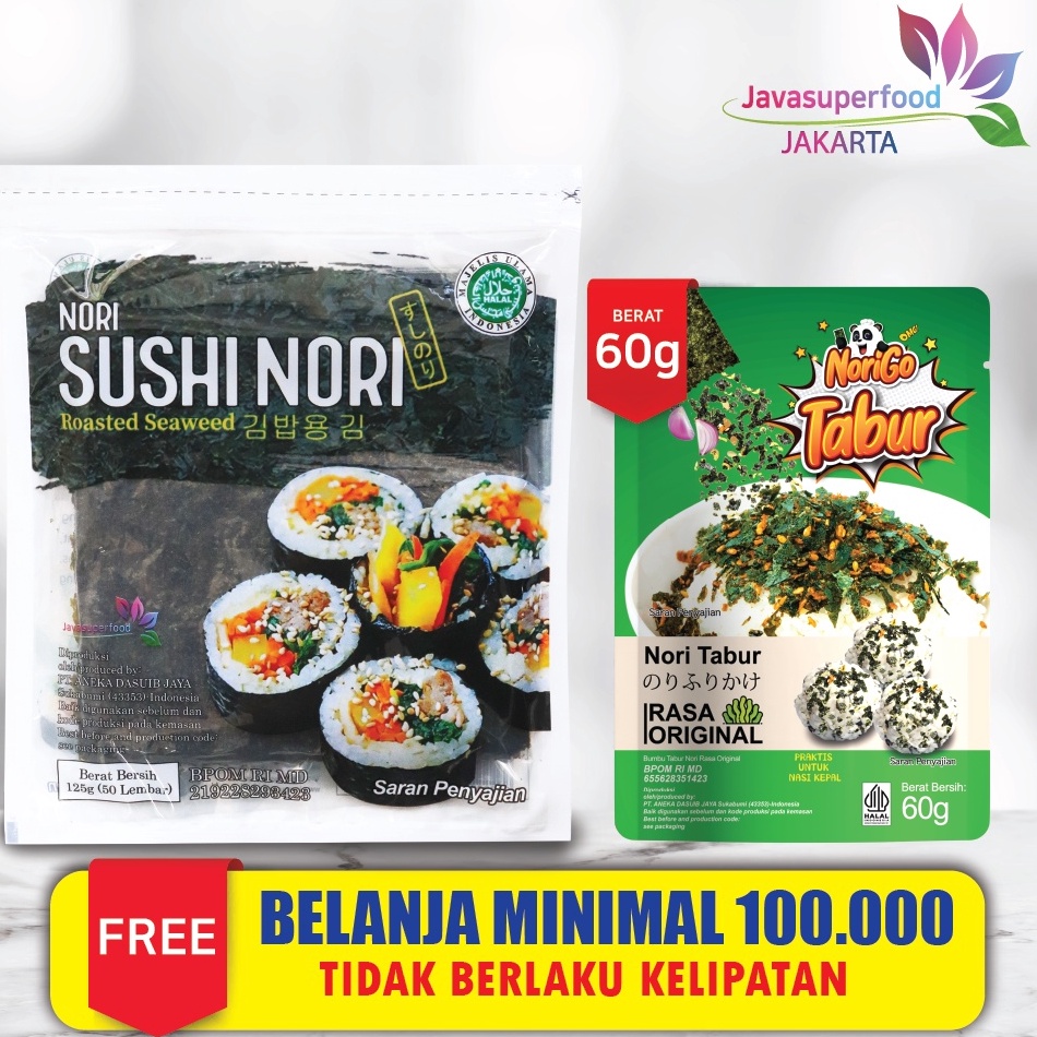 

Lagi Bagus Sushi Nori HALAL Seaweed Rumput Laut Sushi Untuk Kimbab/ Gimbab