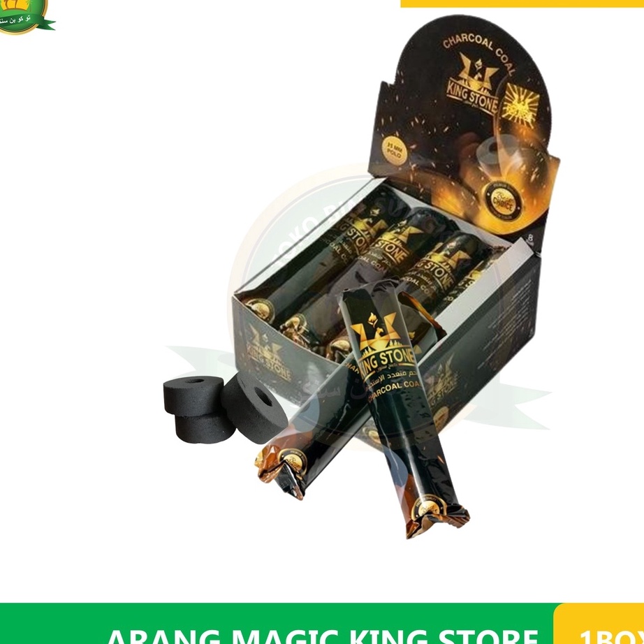 ➨➤✹✴ ARANG MAGIC BOX ARANG BRIKET KINGSTONE CHARCOAL Arang untuk Bakar Dupa Arab dan gaharu Model Te