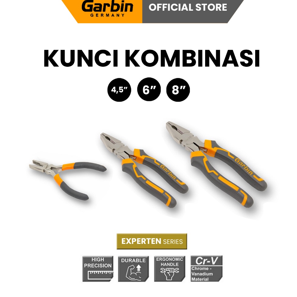 ➡ Garbin Tang Kombinasi 4.5 Inch – 8 Inch Seri Experten ✤ Laris