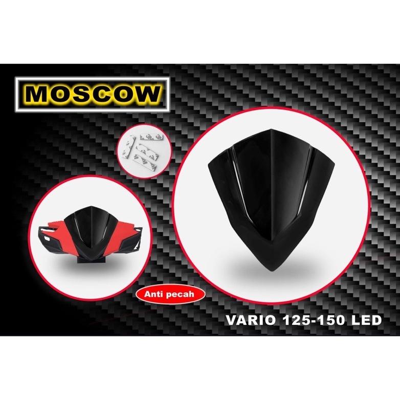 Sparepart Cuci Gudang Visor Honda Vario Beat Karbu Beat Fi Esp 2014-2016 Dengan Aksen Karbon/Hitam M