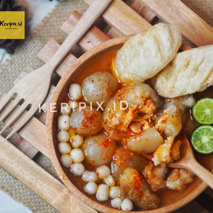 

VKXY0834 ✔✔SALE✔✔ PAKET 5 PCS Baso Aci Ayam Suir | Keripix.id
