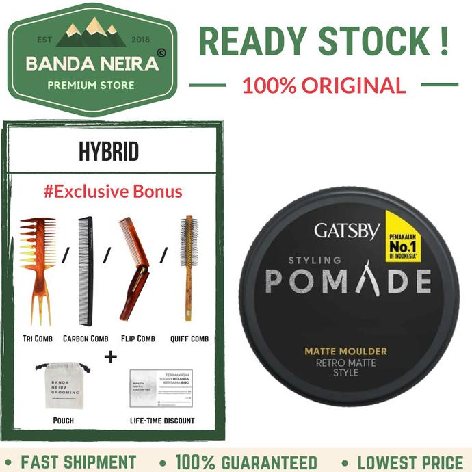 GATSBY STYLING POMADE MATTE MOULDER LOKAL