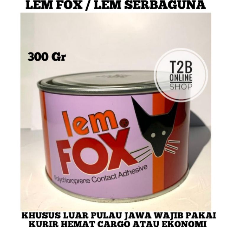 

Best Produk.. Lem Fox Kuning 300 gr / lem multifungsi, sandal, sepatu, karpet FWM