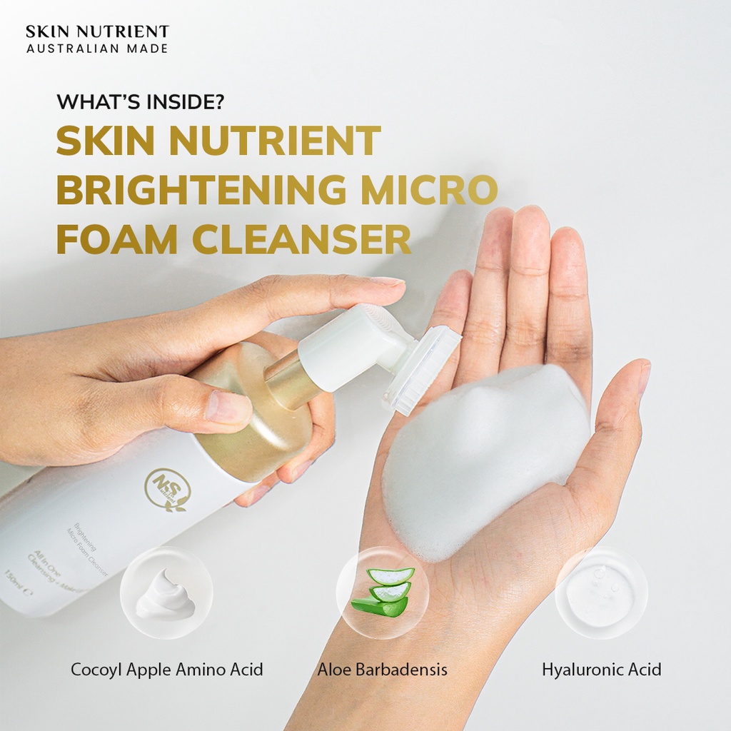 Skin Nutrient Brightening Micro Foam Cleanser | 150 ml