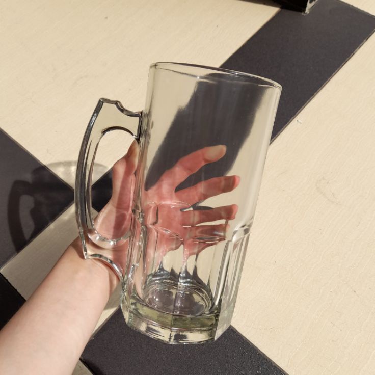 ★ Ycf GELAS BIR 1,7 LITER / 1 LITER / 800 ML gelas beer gelas 1 liter gelas jumbo gelas besar gelas 