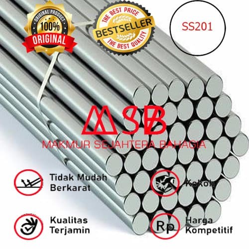 Ready Stok - Stainless As 10 Mm Sus 201 - As Monel - As Stainless - As Shaft - Roun