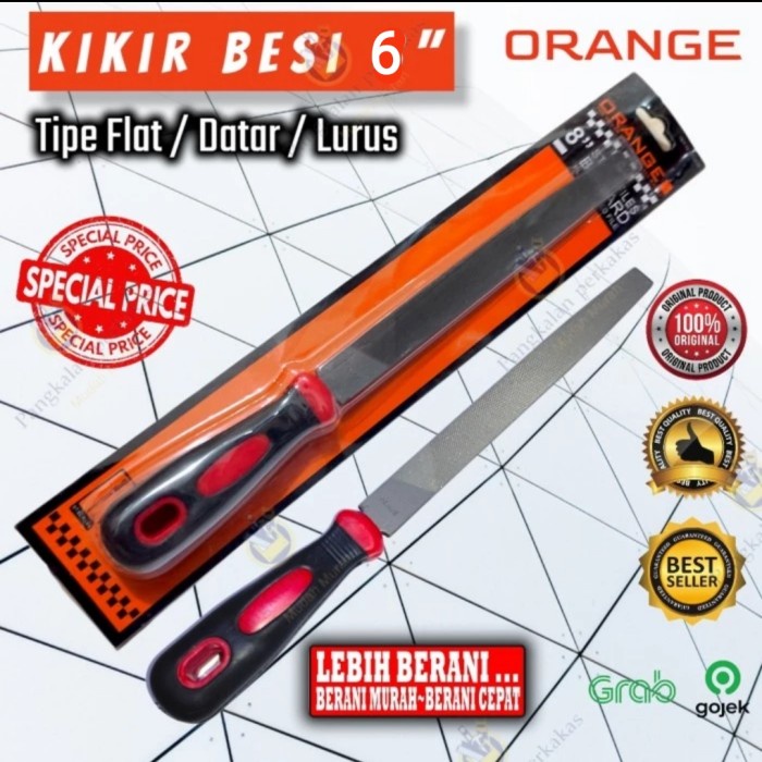 KIKIR BESI FLAT / KIKIR BESI LURUS / KIKIR DATAR 6 INCI