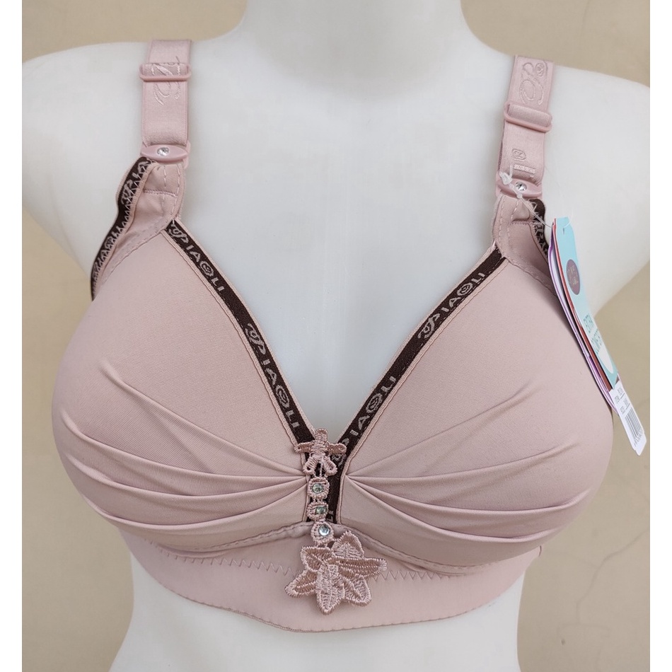 Modis.. BH Piaoli 316 Uk 36 - 46  Cup B Busa Bintik Tanpa Kawat 80