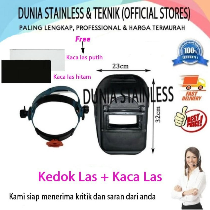 ・ LC kedok las kepala travo argon besi alat alat teknik bangunan bengkel las aksesories stainless st