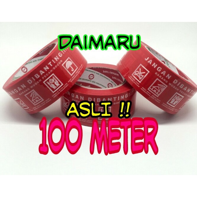

Terbaru.. Lakban Fragile daimaru merah jangan dibanting QCF