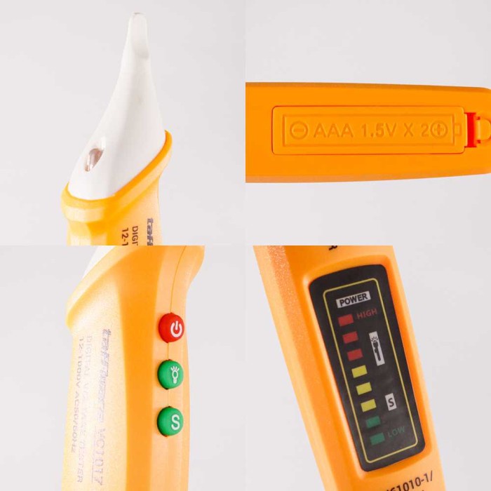 FLASH SALE!!! TESPEN DIGITAL NON CONTACT 12V-1000V LISTRIK BUNYI / TEST PEN DIGITAL TERMURAH