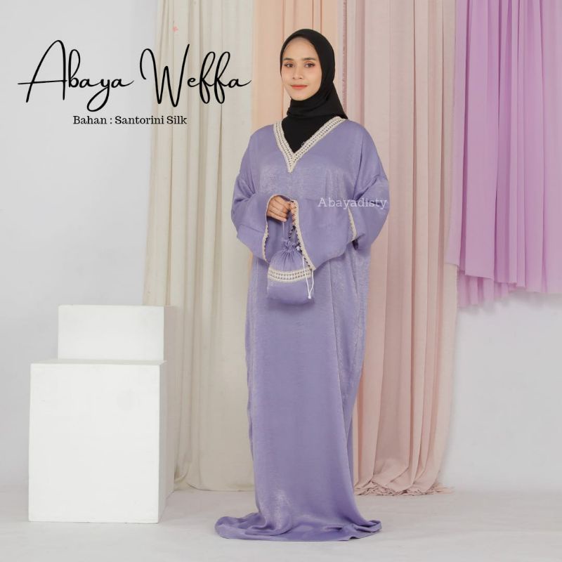 ABAYA SHOLAT WEFFA/ABAYA SILK WEFFA/MUKENA SILK WEFFA/ABAYA SHOLAT SILK PREMIUM/ABAYA SHOLAT MURAH/M