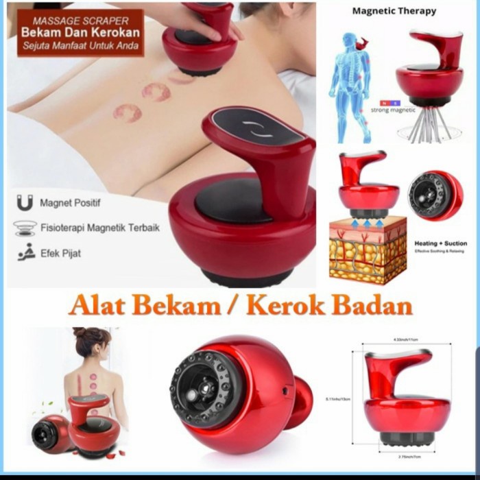 Ready Alat Kerok Elektrik Bekam Elektrik Kop Elektrik Bekam Kop Badan