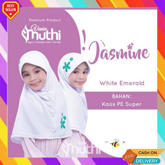 Jilbab Anak Sekolah Putih Kudung Smp Sma Madrasah Pashmina Bayi Lucu K Jilbab Anak Sd Jasmine Size