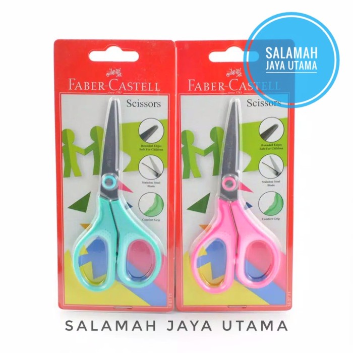 

Bestseller Gunting Anak Faber Castell 1871 / Kids Scissors Faber Castell
