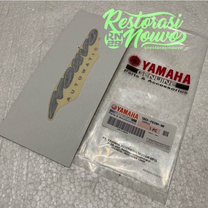 Terlaris Sticker Tameng Depan Nouvo Lele Original Stiker Nouvo Lele Ori Sticker