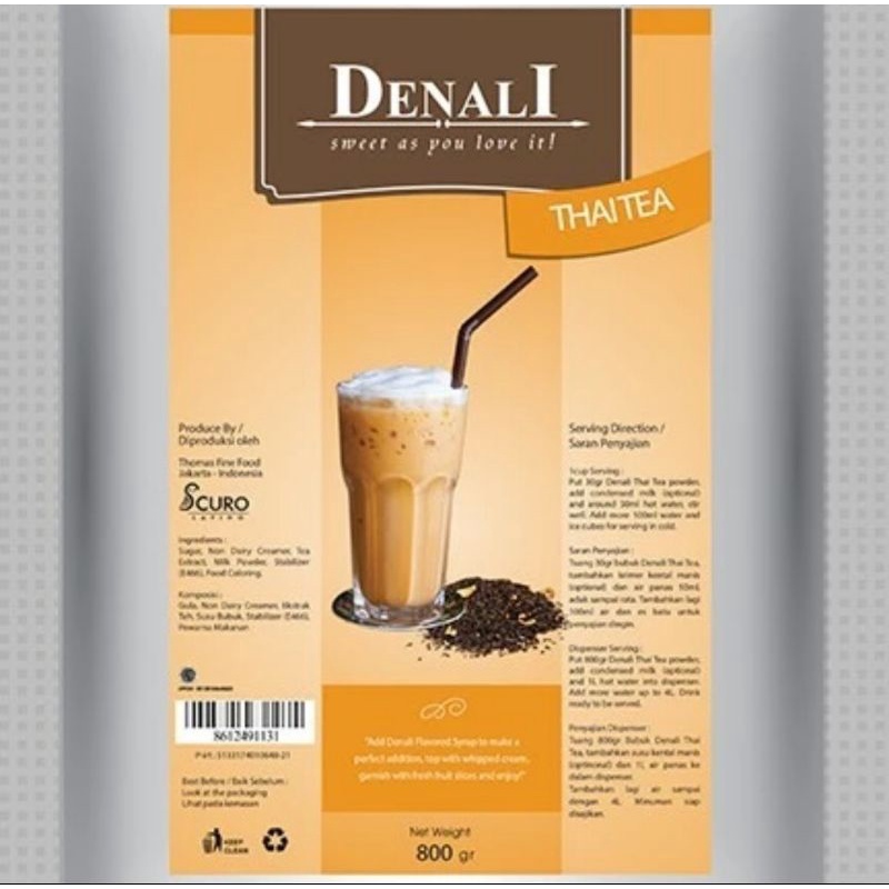 

Denali Thai Tea Powder