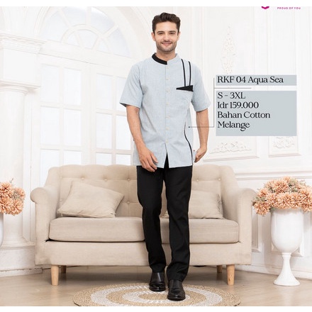 TERLARIS Sarimbit Keluarga Series RGF 04 Aqua Sea Fashion Muslim Terbaru