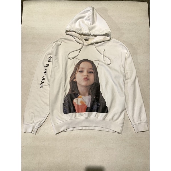 HOODIE ADLV LITTLE GIRL KISS WHITE