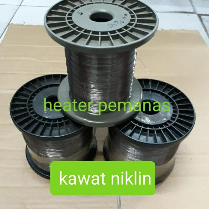 Termantab] kawat element pemanas niklin 0,35 mm. 0,4 mm. dan 0,5 mm/meter