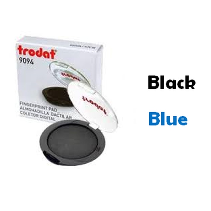 

Terlaris Trodat Finger Print Pad 9094 Black & Blue Murah Berkualitas