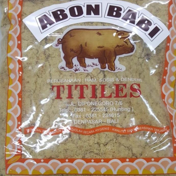 

Abon Babi Titiles Bali 500gr