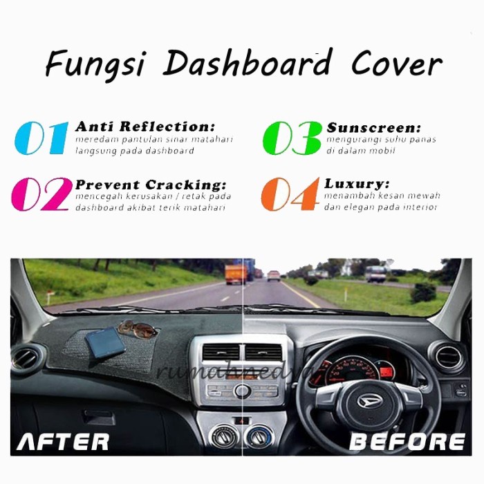 Cover Dashboard Mobil Suzuki Ertiga 2012 - 2017 Aksesoris Interior