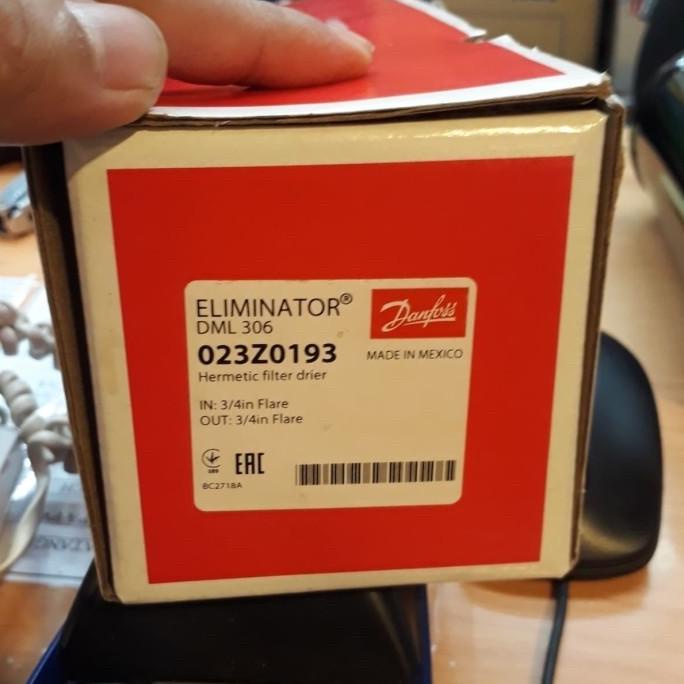 Eliminator Filter Drier Danfoss DML 306 3/4"