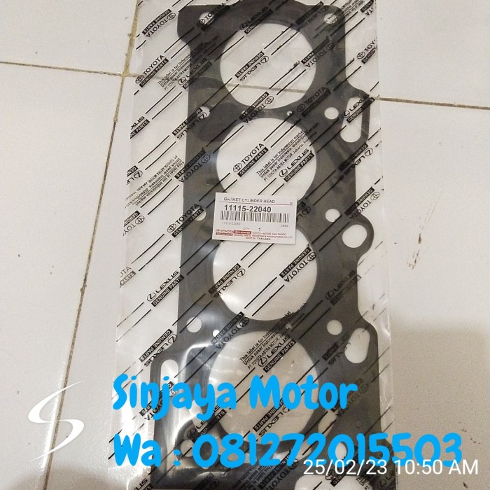 Packing Cylinder Head Gasket Only Plate Toyota Corolla Altis 1Zz 1.8Cc Kode 205