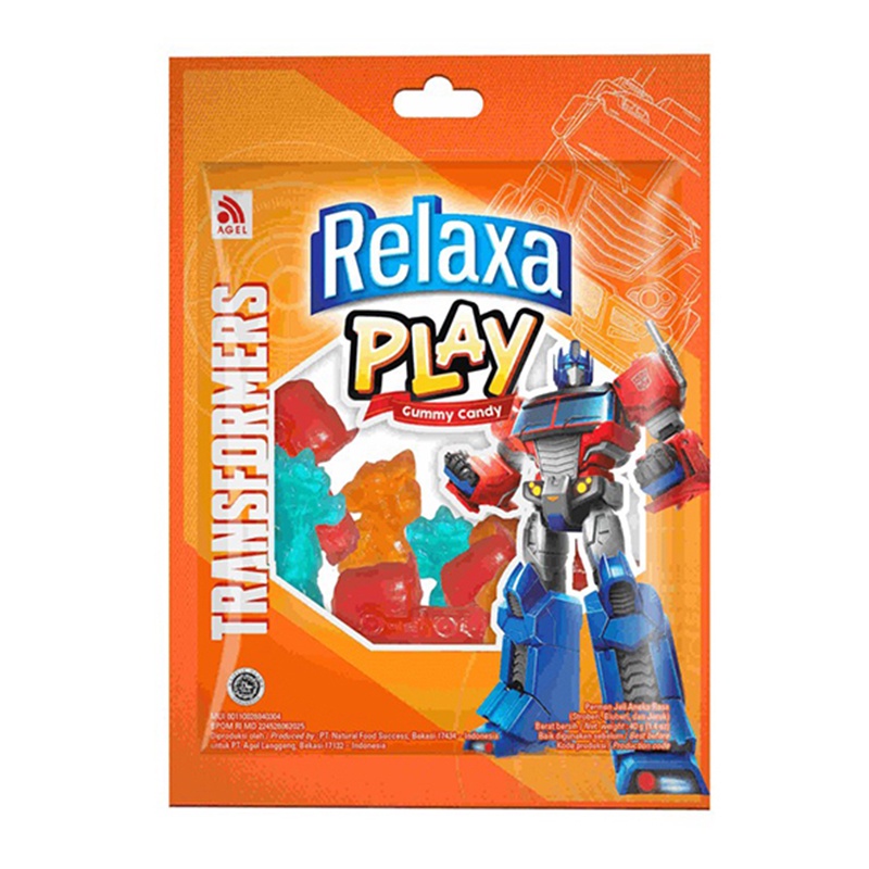 

RELAXA Play Permen Gummy Transformers 40 g