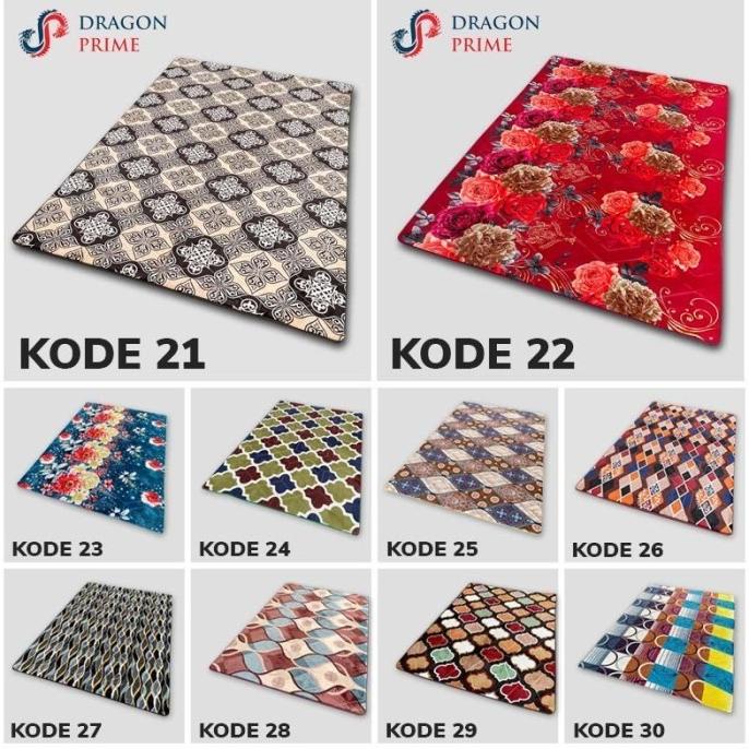 [Gratis Ongkir] Karpet 190x220 - Permadani Malaysia Dragon Prime